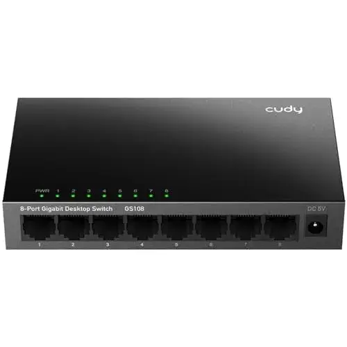 Cudy GS108 Switch Gigabit 8 Portas
