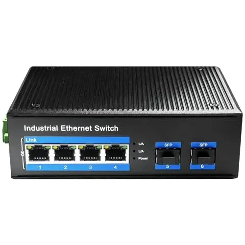 Cudy IG1004S2P Switch Industrial Gigabit 4 Portas Preto