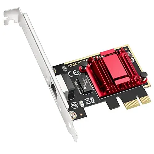 Cudy PE25 Placa de Rede PCI Express 2.5Gbps 2.5 GBase-T Dourado