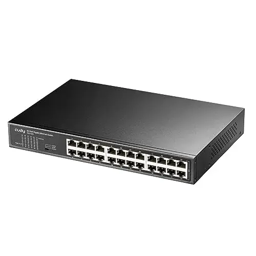 Cudy Switch 24 Portas Gigabit Ethernet Preto