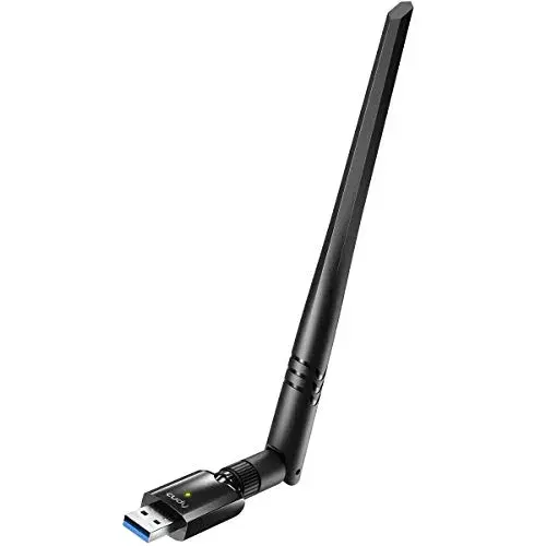 Cudy WU1400 Adaptador USB Wireless AC1300 Dual-Band 1300 Mbit/s Wi-Fi 5 Preto