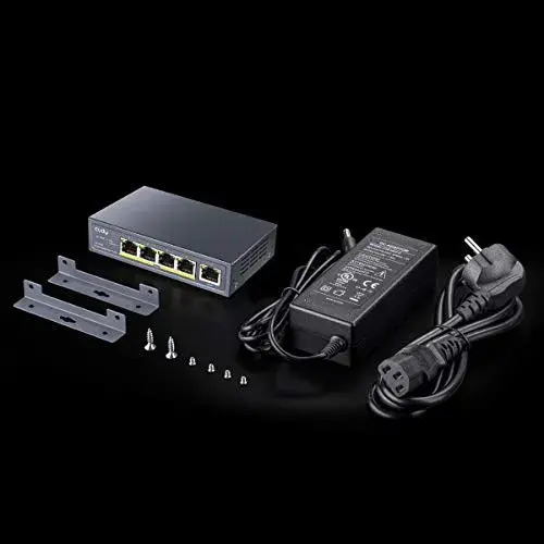 Cudy Switch PoE Gigabit Ethernet 5 portas