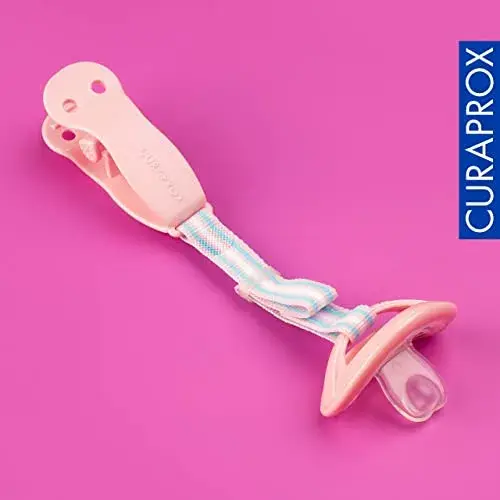 Curaprox Baby Silicone T0 0-7 meses Rosa Chupeta