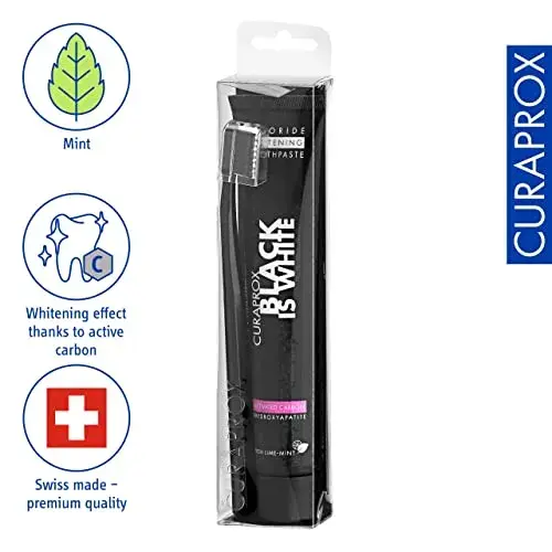 Curaprox Dark Is White Pasta Dental 90ml + Escova Ultra Macia