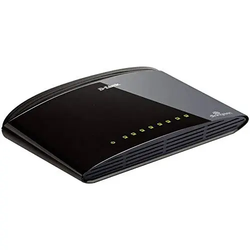 D-Link DES-1008D Switch 10/100 Mbps 8 Portas Preto