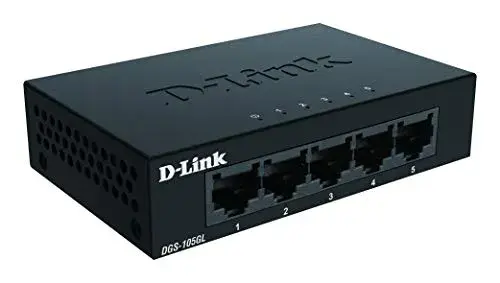 D-Link DGS-105GL Switch Gigabit 1000 Mbps 5 Portas
