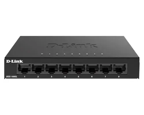 D-Link DGS-108GL Switch 8 Portas Gigabit