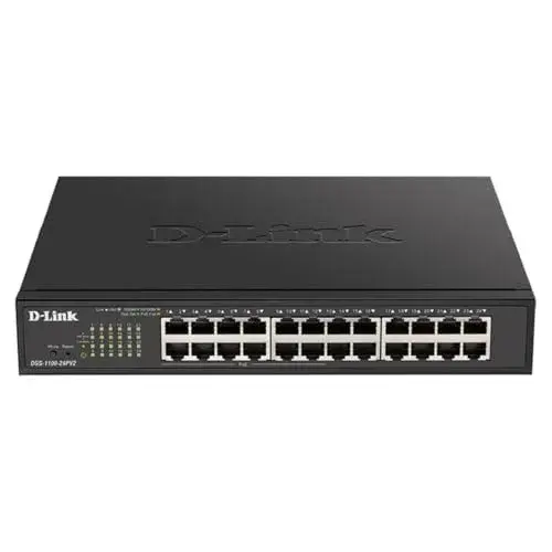 D-Link DGS-1100-24PV2 Switch Gerido Gigabit 24 Portas Preto