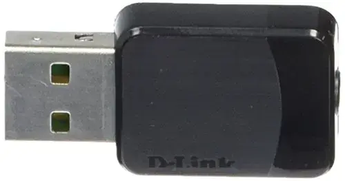 D-Link DWA-171 USB WiFi 433 Mbps Wi-Fi 5 Preto