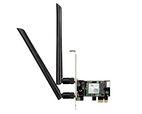 D-Link DWA-X582 PCIe Wi-Fi 6 AX3000 2402 Mbit/s Preto