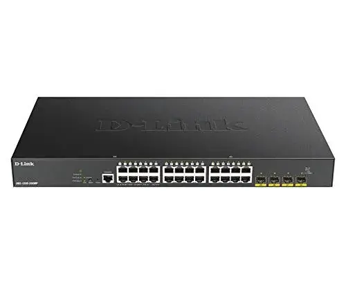 D-Link Switch 24 Portas Gigabit PoE Managed 10G SFP+