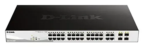 D-Link Switch 28-Port Gigabit PoE+ SFP