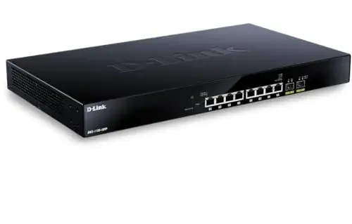 D-Link Switch Gerenciada Smart 8 Portas PoE 10G