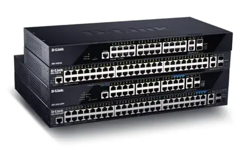 D-Link Switch Smart 48P GIGA Poe 10G Ethernet Preto