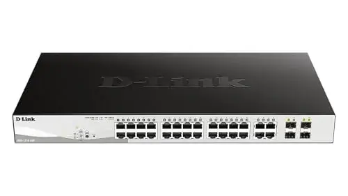 D-Link DGS-1210-24P Switch de Rede Gigabit PoE 24 Portas