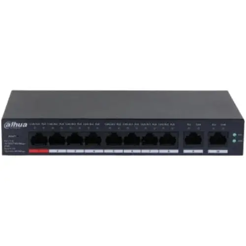 Dahua DH-CS4010-8GT-110 Switch Cloud Gigabit 8 Portas PoE Preto
