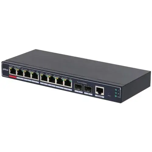 Dahua DH-SG4010P-2F Switch de Rede 10G 8 portas