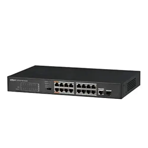Dahua PFS3117-16ET-135 Switch de Rede 16 Portas Fast Ethernet