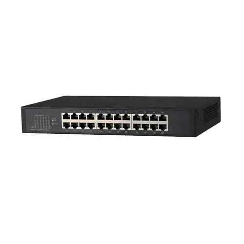 Dahua Switch de Rede Gigabit Ethernet 24 Portas Preto