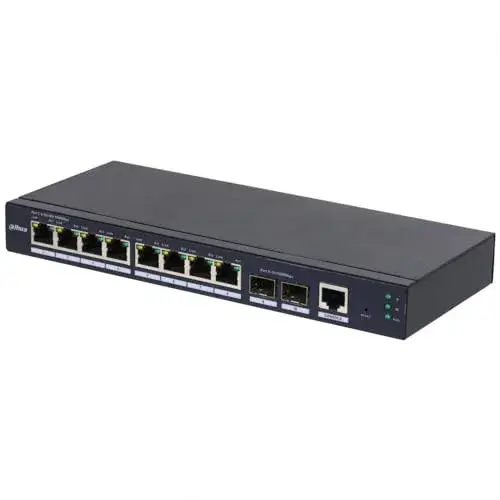 Dahua Switch DH-SG4010-2F Switch de Rede 10/100/1000Mbps Portas