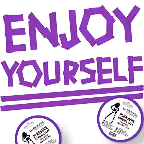 Darkness Bondage Fita Não Pegajosa Violeta 15M