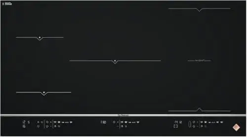 De Dietrich DPI7878X 7400W Indução Preto Cozinha