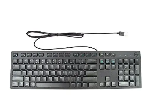 Dell KB216 Teclado USB Fios Monocromático Sem Luz