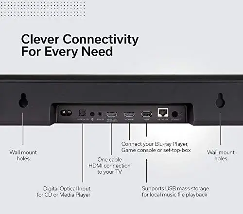Denon Soundbar SB550 Dolby Atmos DTS:X Preto