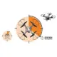 Denver DCH-350 Drone com Câmera 720p 27cm Estável e Controle Remoto