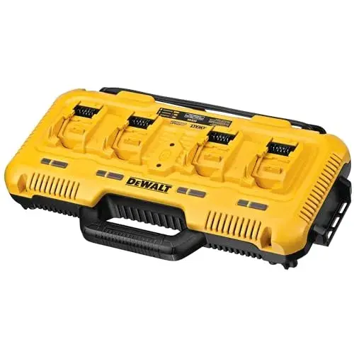 DeWALT Carregador Rápido XR Flexvolt DCB104-QW 4 Tomadas Preto