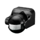 EDM DET Sensor de Movimento Noturno/Dia IP44 Preto
