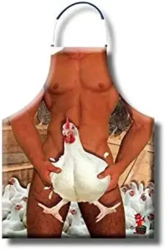 Diablo Picante Avental Galinha Lavável