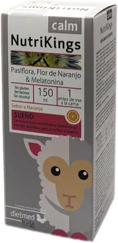 Dietmed Nutrikings Calm Passiflora, Laranjeira e Melatonina 150ml