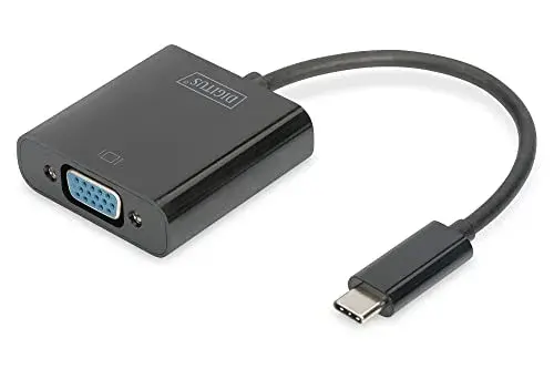 Digitus Adaptador USB-C para VGA Black