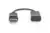 Digitus Cabo Adaptador DisplayPort para HDMI 0.2m M/F