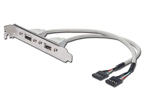 Digitus Bracket USB 2x5Pin a 2xAH 0,25m