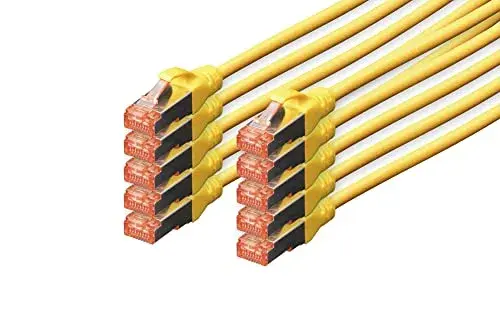 Digitus Cabo de Rede Cat6 0.5m Amarelo