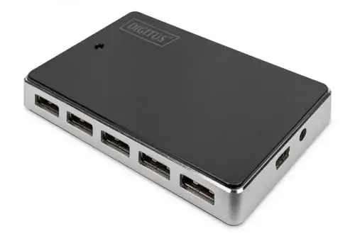 Digitus DA-70229 Hub USB 2.0 10 portas
