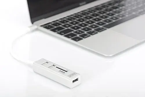 Digitus DA-70243 Hub USB 2.0 Type-C 3 Portas