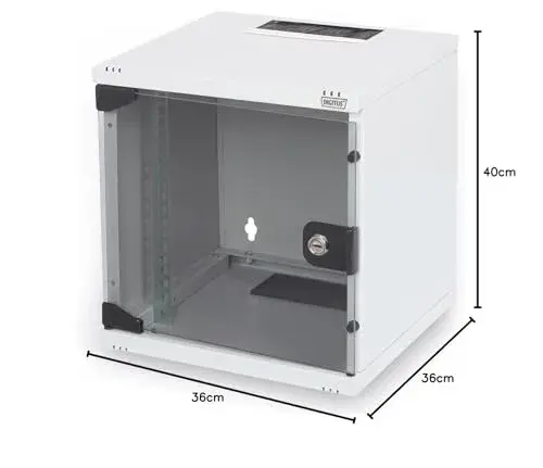 Digitus DN-10-SET-1 Rack 10″ com switch gigabit e extensão de energia