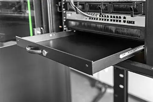 Digitus DN-19 KEY-1U-SW Gavetinha Lockable para perfil 19″ com kit de montagem