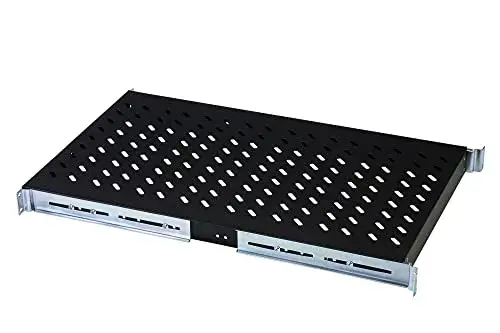 Digitus DN-19 TRAY-1-1000-SW Prateleira Fixa para Bastidores de 19″ Preto