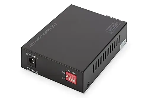 Digitus DN-82160 Conversor de Mídia Ethernet PoE Preto