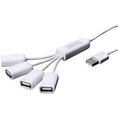 Digitus Slim iBridge 3 Spider USB-Hub USB 2.0 4 portas