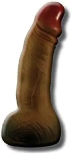 Diverty Sex Pênis Hucha de Borracha Castanho 22.5cm