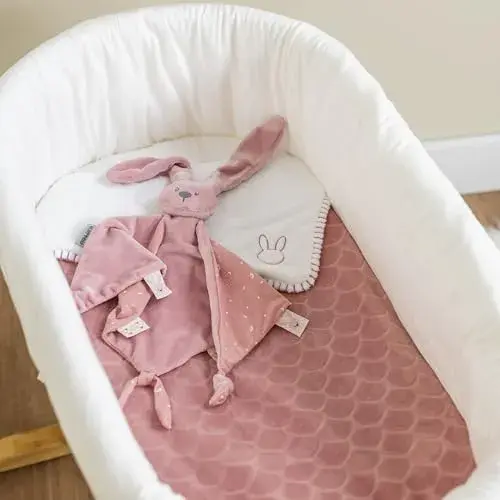 Doudou Nattou Coelho Lapidou Rosa 65cm