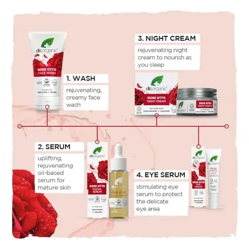 Dr. Organic Bio Rosa Damascena Esfoliante Facial 125ml