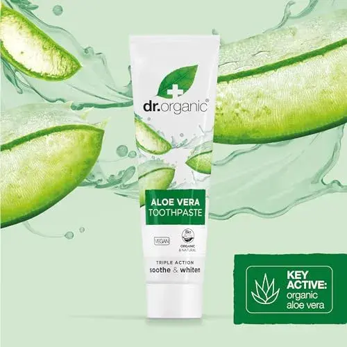 Dr. Organic Pasta Dentária Aloe Vera 100ml Orgânica
