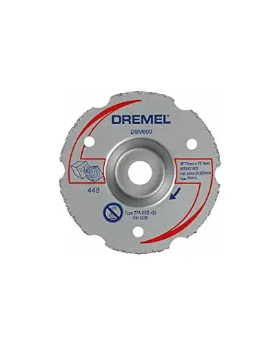 Dremel Disco de Corte Carbeto DSM20 Compatibilidade Preto