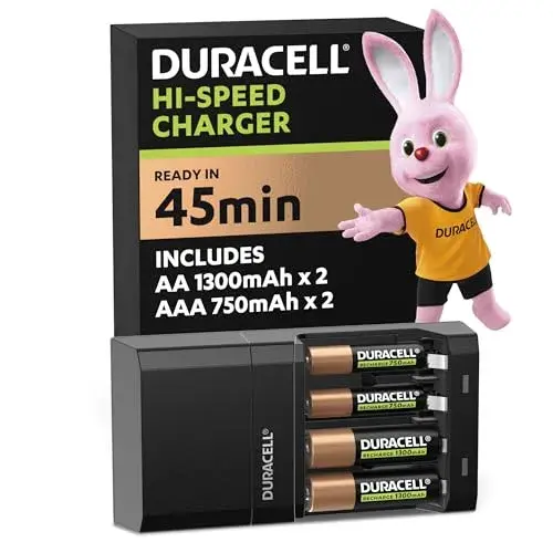 Duracell CEF 27 1300 mAh AA e AAA Recarga Rápida